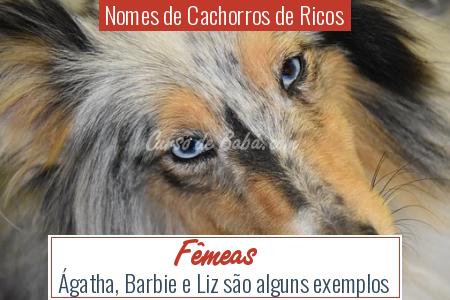 Nomes de Cachorros de Ricos - FÃªmeas